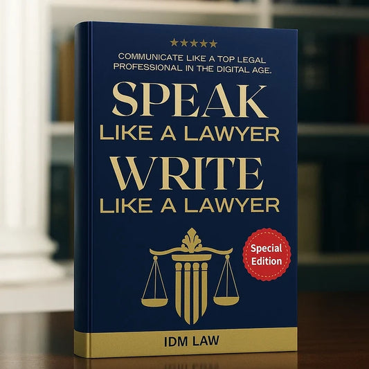 Speak Like a Lawyer Write Like a Lawyer
